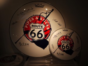 Signed Pipes & Sticks Drum Heads